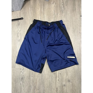 Nike Men's Drifit Basketball Shorts Navy Blue/Black Logo‎ Size Medium